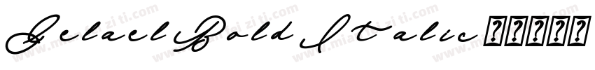 Gelael Bold Italic字体转换